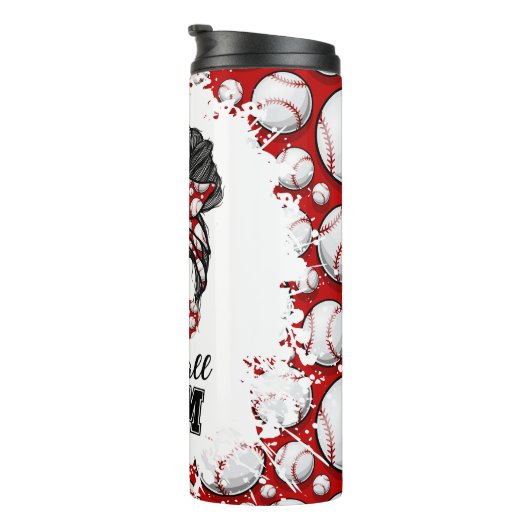 Bun Red Travel Tumbler Thermosbeker (Geroteerd rechts)