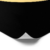 Bun To Be Wild Grappig Voedsel Pun Dark BG Poster (Hoek)