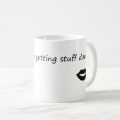 Bun van berichten en het krijgen van Stuf gedaan Koffiemok (Voorkant rechts)