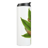 Bun Weed Sloth Thermosbeker (Gedraaid links)