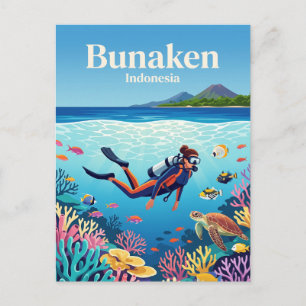 Bunaken Nationaal Park Indonesië Briefkaart