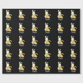 Bunana Funny Bunny in een bananenpun Dark BG Cadeaupapier (Vlak)