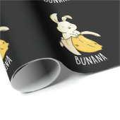 Bunana Funny Bunny in een bananenpun Dark BG Cadeaupapier (Rol Hoek)