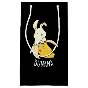 Bunana Funny Bunny in een bananenpun Dark BG Klein Cadeauzakje