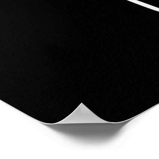 Bunana Funny Bunny in een bananenpun Dark BG Poster (Hoek)