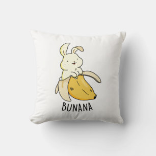 Bunana Funny Bunny in een bananenun Kussen