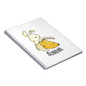 Bunana Grappig Konijn In Een Bananenschil Grappige Notitieboek (Rechterzijde)