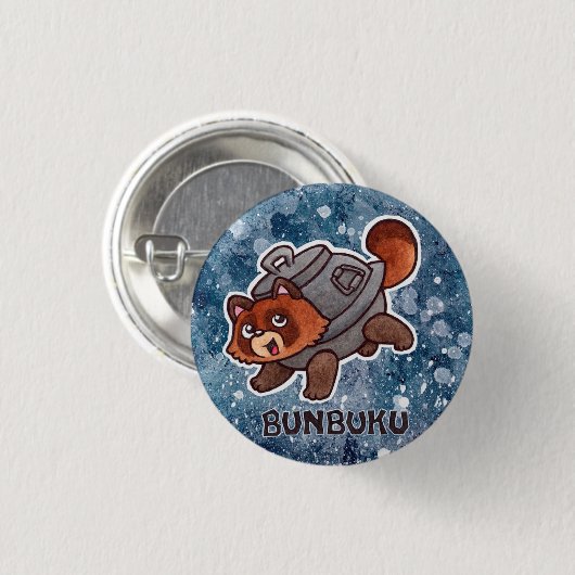 Bunbuku-Button Ronde Button 3,2 Cm (Voorkant /achterkant)