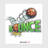 BUNCE aangepast Basketball-stickers Sticker (Vel)