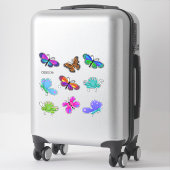 Bunch Butterflies Whimsical and Cute Sticker (Koffer)
