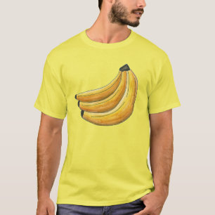 Bunch of Bananas Yellow Banana Fruity Tee Shirt