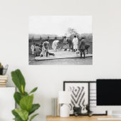 Bunch of Beagles, 1914 Poster (Thuiskantoor)