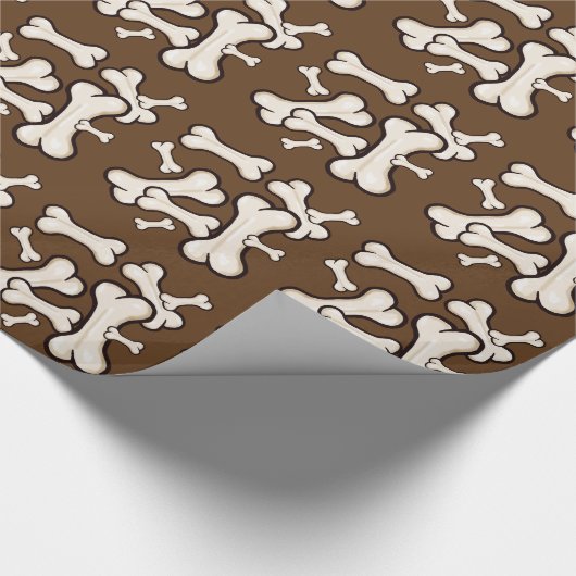 Bunch of Botten Dog Gift Wrap Cadeaupapier (Hoek)