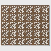 Bunch of Botten Dog Gift Wrap Cadeaupapier (Vlak)
