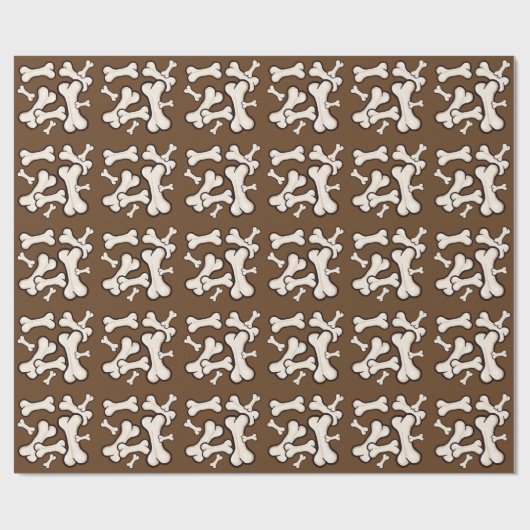 Bunch of Botten Dog Gift Wrap Cadeaupapier (Vlak)