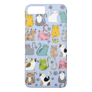 Bunch of Cute and Fun Cats iPhone 7 Plus Hoesje
