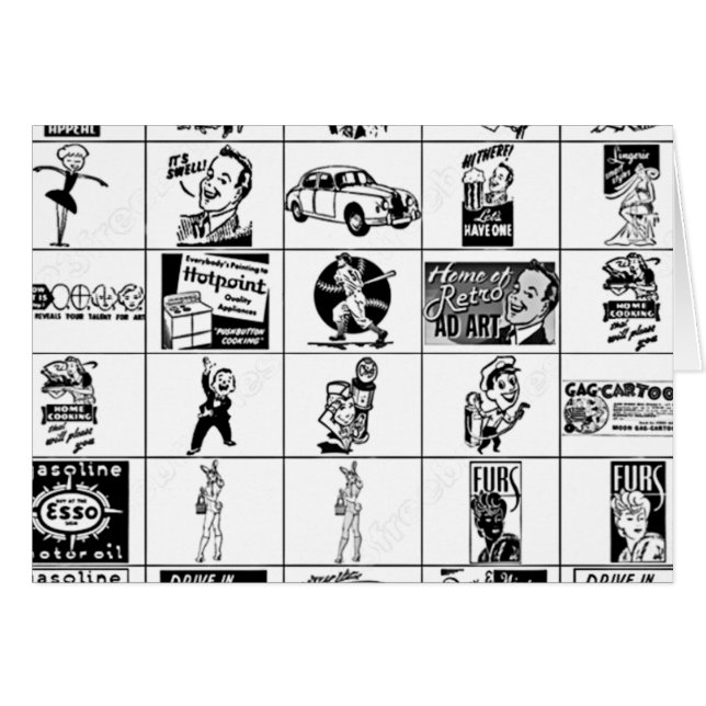Bunch of Fifties Card (Voorkant Horizontaal)