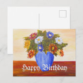 Bunch of Flowers Briefkaart (Voorkant / Achterkant)