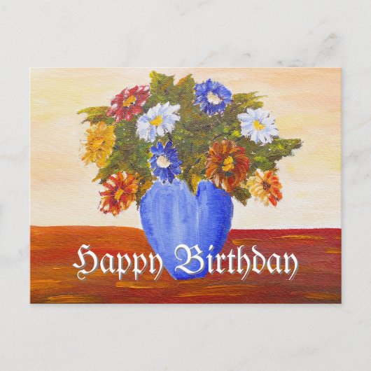 Bunch of Flowers Briefkaart (Voorkant)