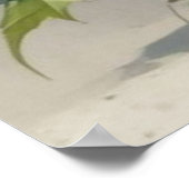 Bunch of Flowers Elegant Daisies Waterverf Poster (Hoek)