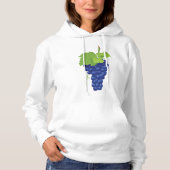 Bunch of Grapes Dames Hoodie (Voorkant)
