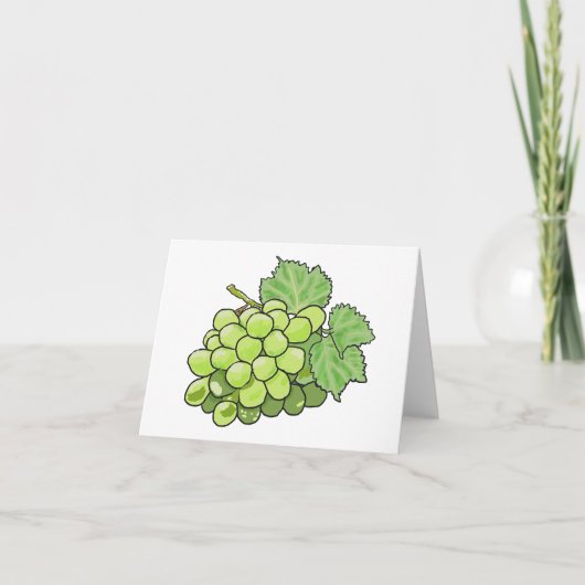 Bunch of Grapes Feestdagen Kaart (Voorkant)