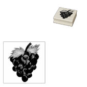 Bunch of Grapes Grape Fresh Fruit Grapevine Rubberstempel (Gestempeld)