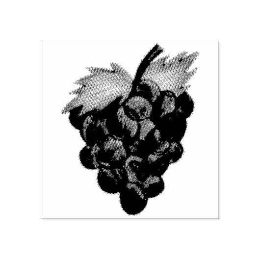 Bunch of Grapes Grape Fresh Fruit Grapevine Rubberstempel (Afrduk)