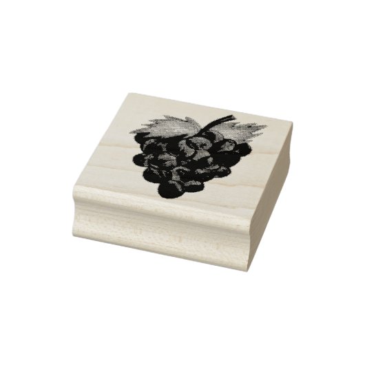 Bunch of Grapes Grape Fresh Fruit Grapevine Rubberstempel (Stempel)