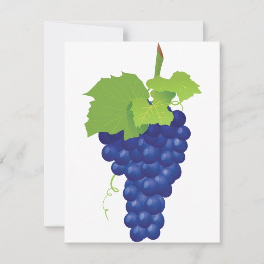 Bunch of Grapes Invitations Kaart (Voorkant)