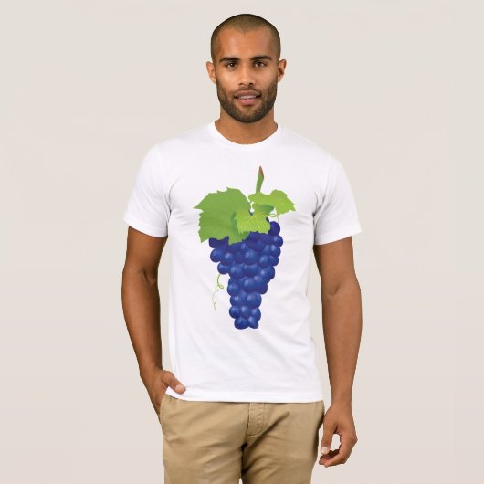 Bunch of Grapes Mannen T-Shirt (Voorkant volledig)