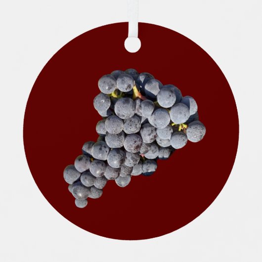 Bunch of Grapes Metalen Ornament (Voorkant)