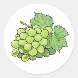 Bunch of Grapes Ronde Sticker