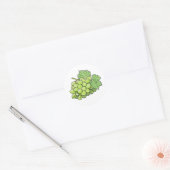 Bunch of Grapes Ronde Sticker (Envelop)