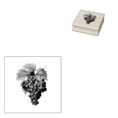 BUNCH OF GRAPES WOOD STEMP RUBBERSTEMPEL (Gestempeld)
