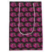 Bunch of Pink Roses Medium Cadeauzakje (Achterkant)