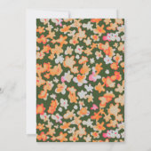 Bunch of Pumpkins Gold Arch Thanksgiving Dinner  Kaart (Achterkant)