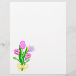 Bunch of Spring Flowers Briefhoofd