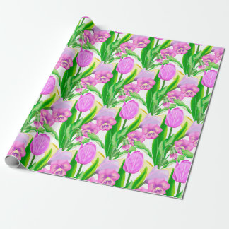 Bunch of Spring Flowers Cadeaupapier