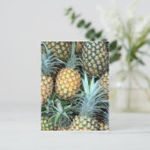 Bunch of Tropical Hawaiian Pineapples Briefkaart (Staand voorkant)