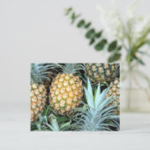 Bunch of Tropical Hawaiian Pineapples Briefkaart (Staand voorkant)