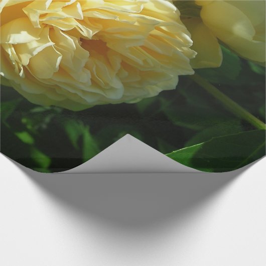 Bunch of Yellow Roses Cadeaupapier (Hoek)