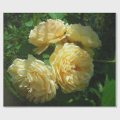 Bunch of Yellow Roses Cadeaupapier (Vlak)