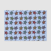 Bunch van Abstracte schildpadden Kleurrijke schelp Tissuepapier (Voorkant)