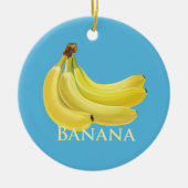 Bunch van Bananas Keramisch Ornament (Voorkant)