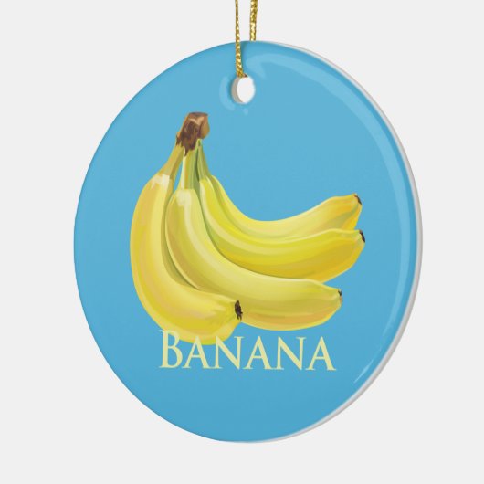 Bunch van Bananas Keramisch Ornament (Links)
