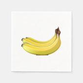 Bunch van bananen servet (Voorkant)