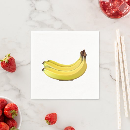 Bunch van bananen servet