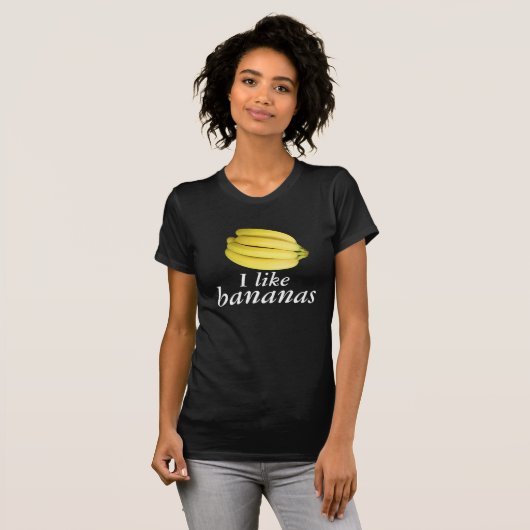 Bunch van bananen t-shirt (Voorkant volledig)