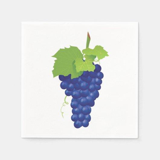 Bunch van druiven Papieren servetten (Voorkant)